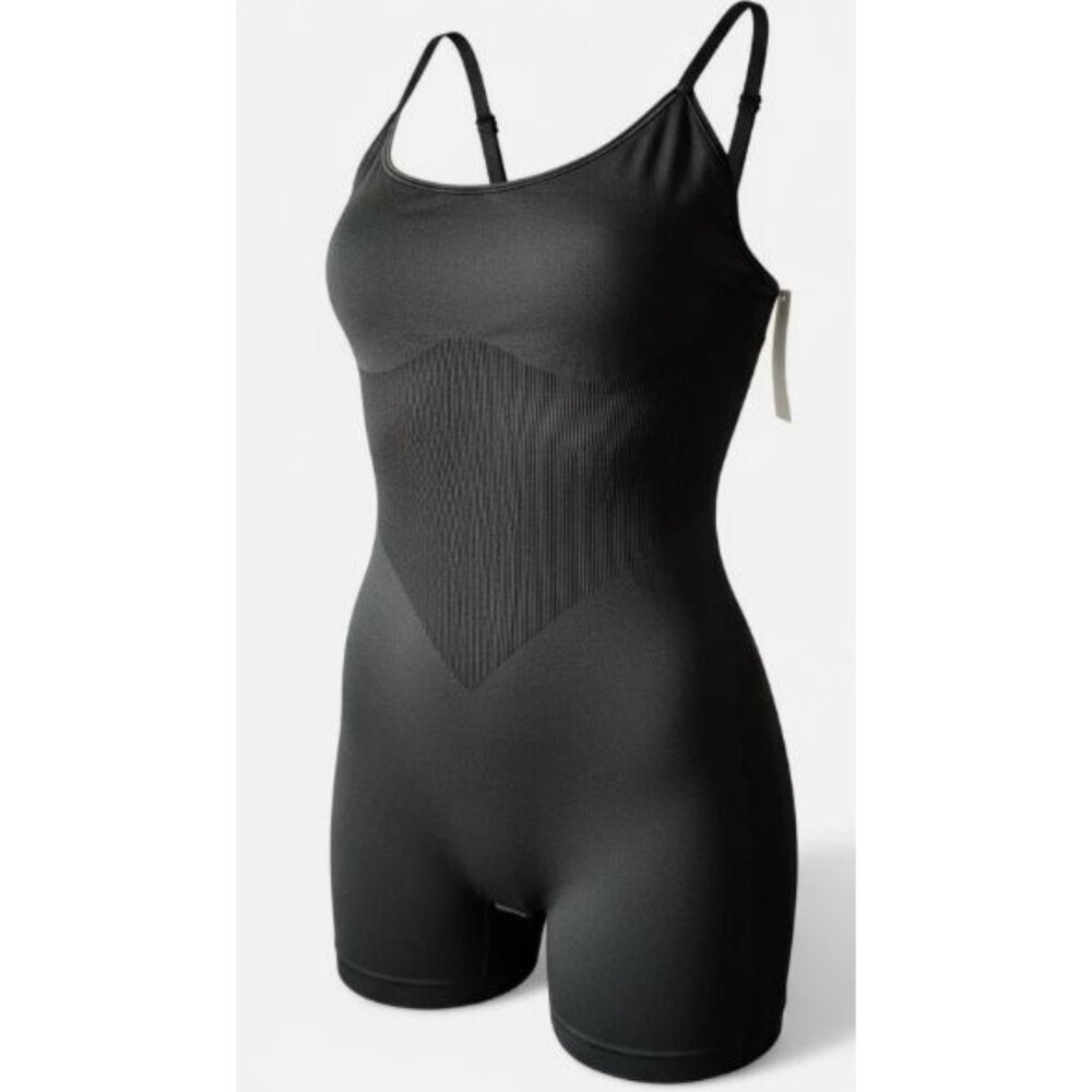 Victoria’s Secret PINK Seamless Activewear Romper Women’s L Black NWT